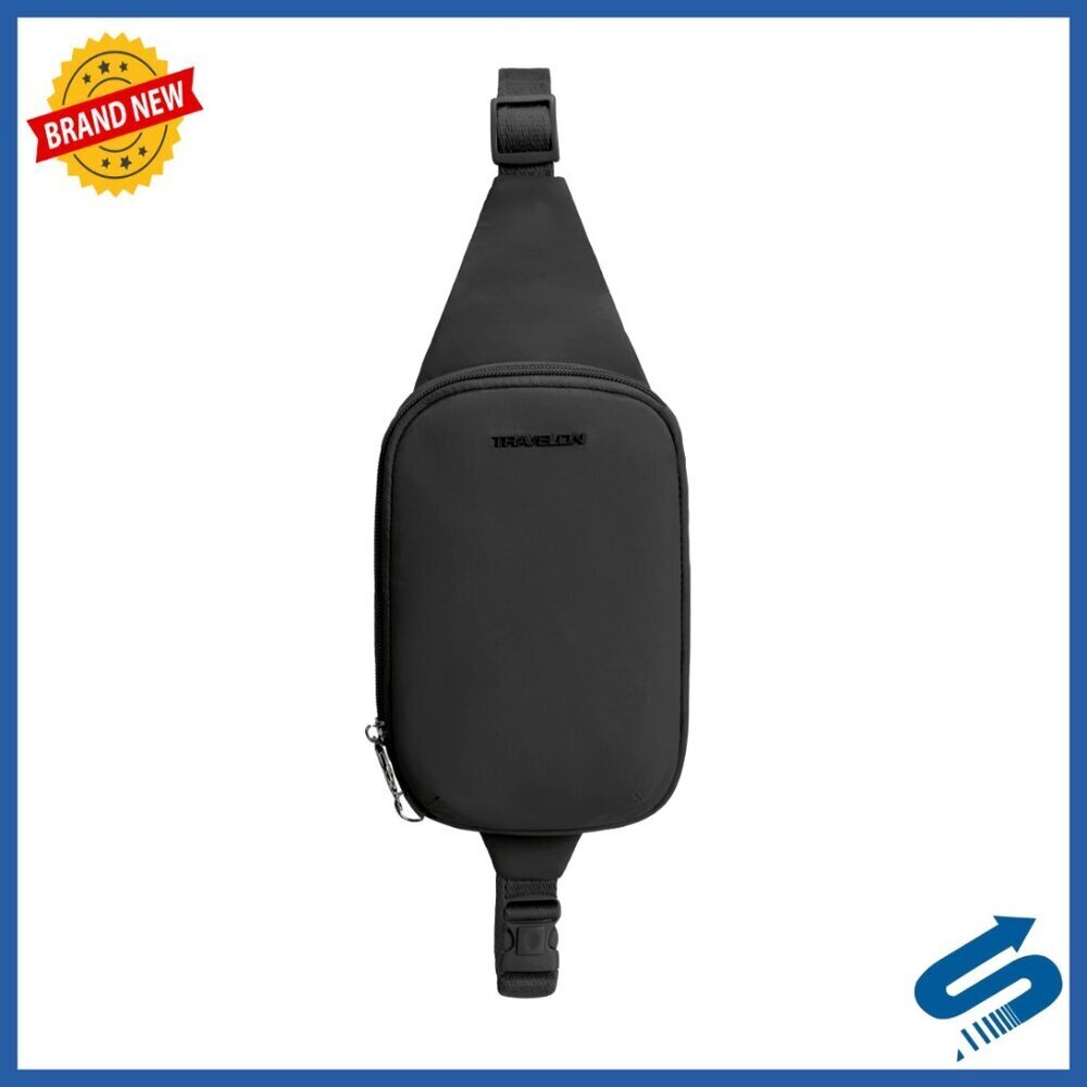 Compact Anti-Theft Sling Bag Lightweight Nylon Travel Crossbody Hands-Free